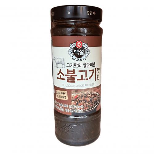 Beksul韩国烤牛肉酱500g