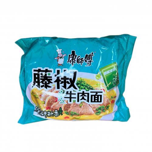 康师傅藤椒牛肉面103g