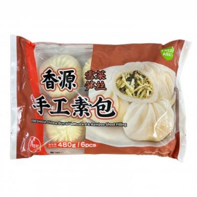 香源雪菜笋丝手工素包(6pcs/480g)