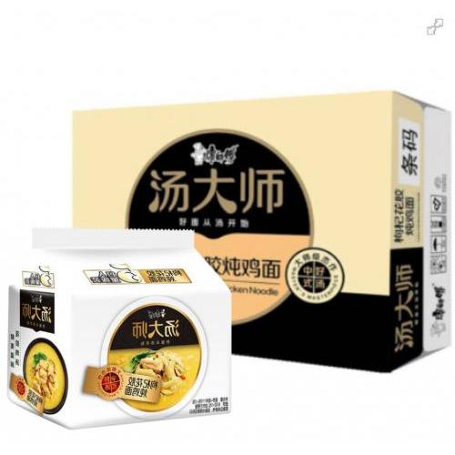 康师傅汤大师 - 枸杞花胶炖鸡面 - 经典五连包(6提/箱)