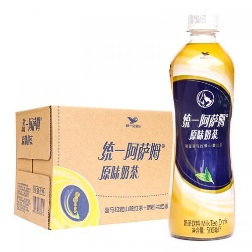 统一阿萨姆原味奶茶500ml(15瓶/箱)