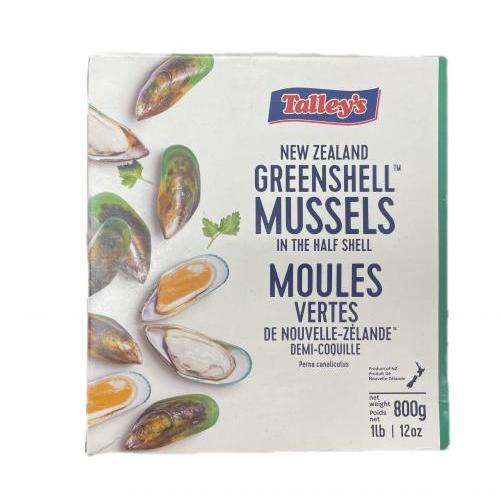 New Zealand greenshell muscles (half shell) 800g