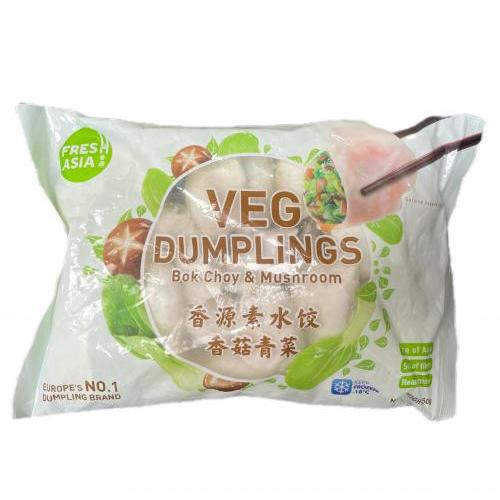 Bokchoy and mushroom dumplings 450g