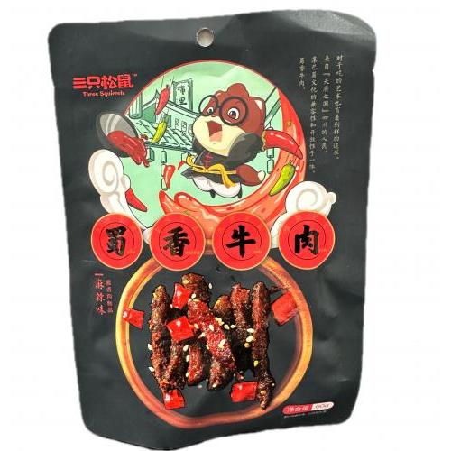 三只松鼠蜀香牛肉（麻辣味）60g