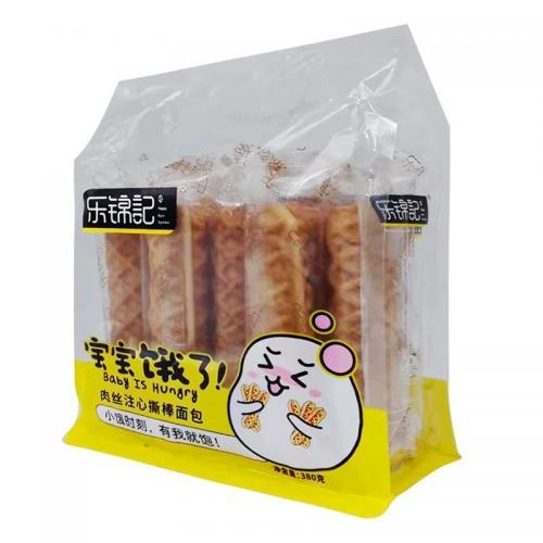 乐锦记肉丝注心撕棒面包380g